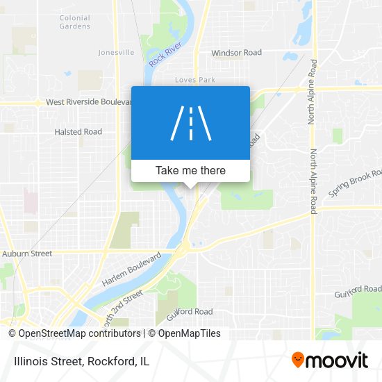 Mapa de Illinois Street