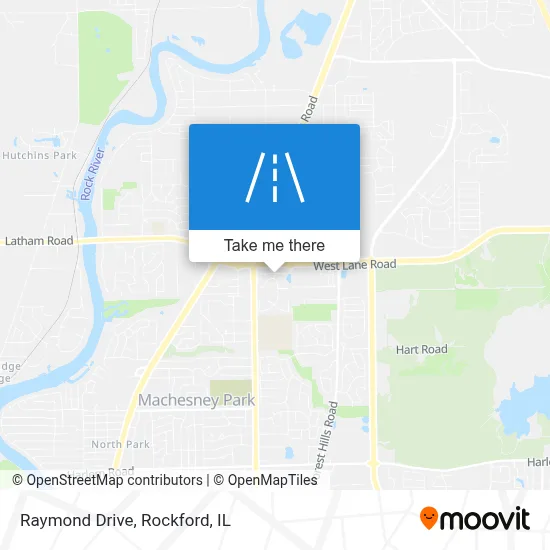 Raymond Drive map