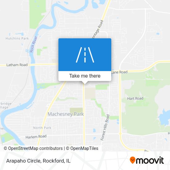 Mapa de Arapaho Circle
