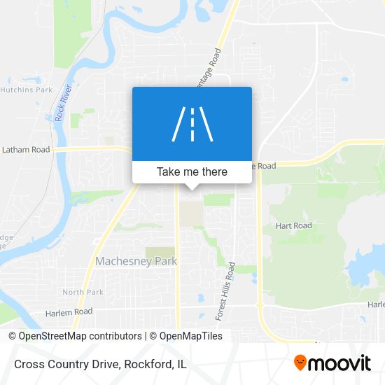 Cross Country Drive map