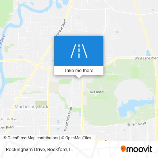 Rockingham Drive map