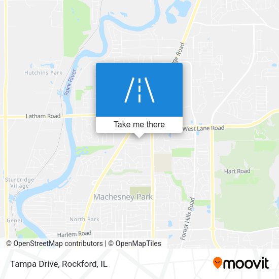 Mapa de Tampa Drive
