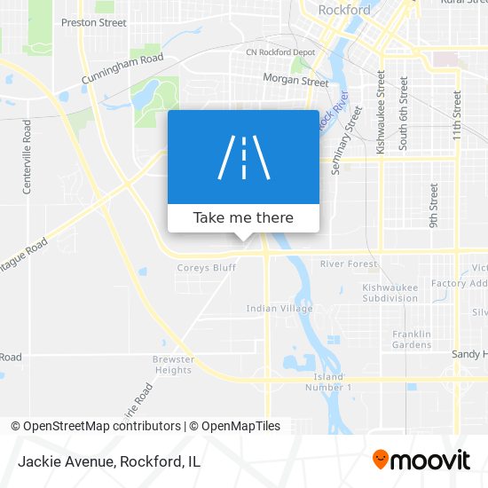 Jackie Avenue map