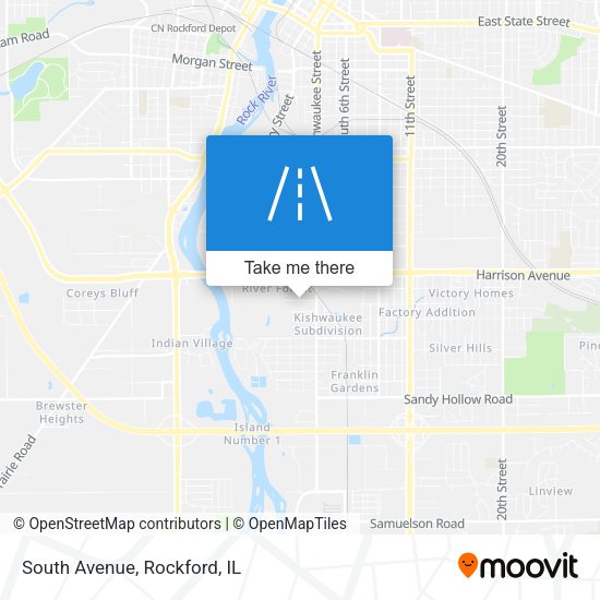 Mapa de South Avenue