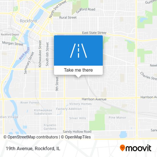 Mapa de 19th Avenue