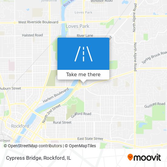 Cypress Bridge map