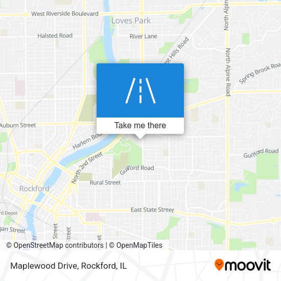 Maplewood Drive map