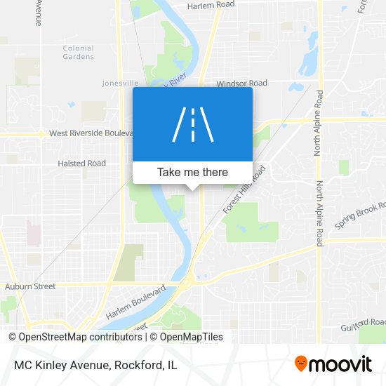 Mapa de MC Kinley Avenue