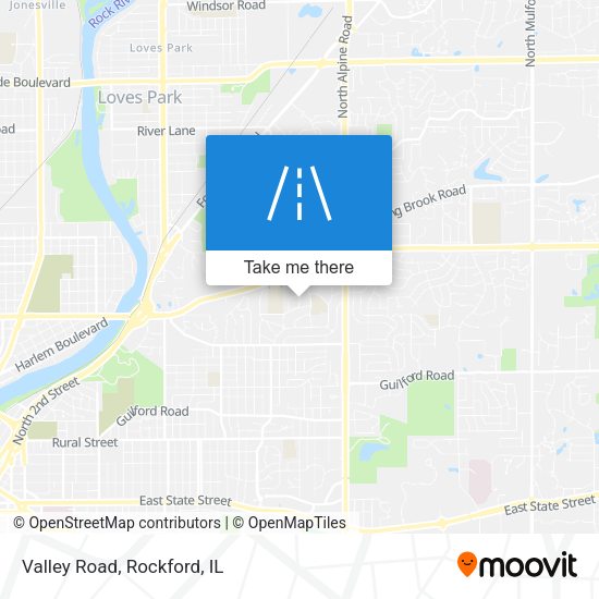 Mapa de Valley Road