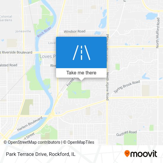 Park Terrace Drive map