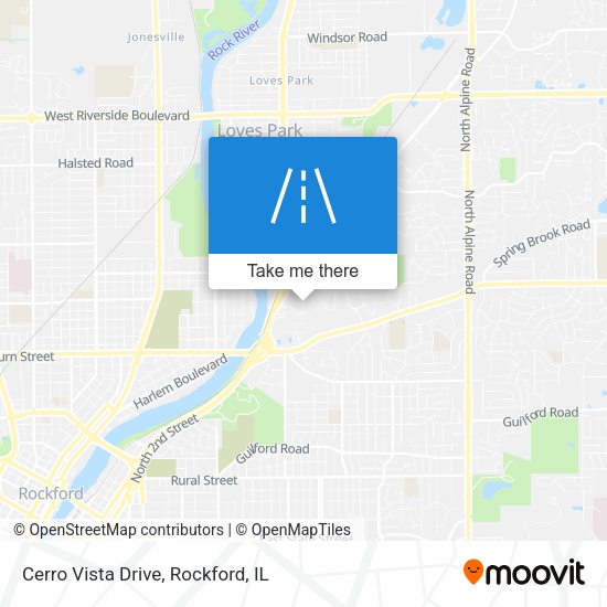 Cerro Vista Drive map