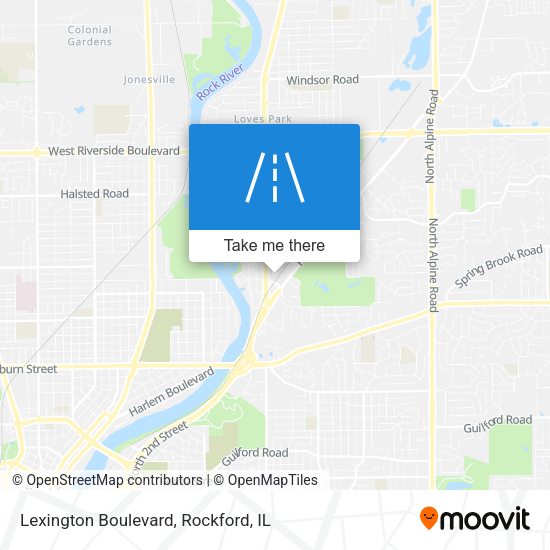 Mapa de Lexington Boulevard