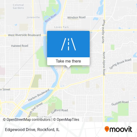 Mapa de Edgewood Drive
