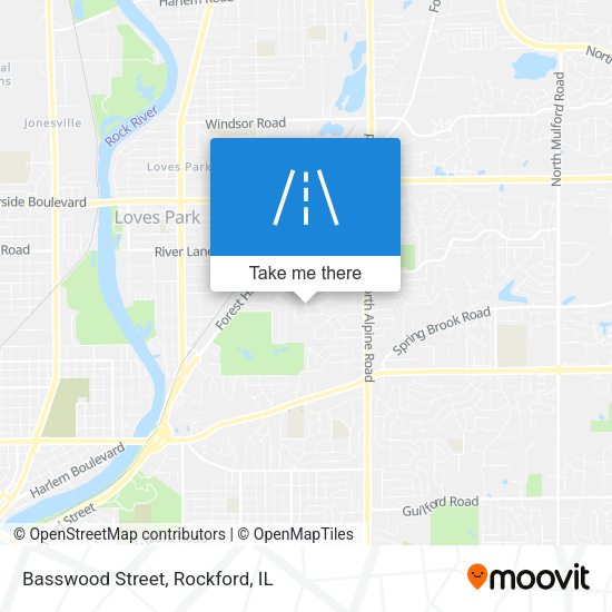 Basswood Street map