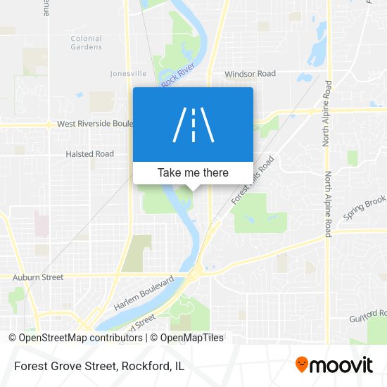 Forest Grove Street map