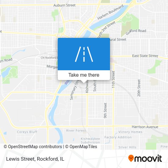 Mapa de Lewis Street