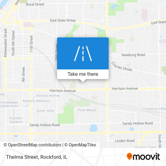 Mapa de Thelma Street