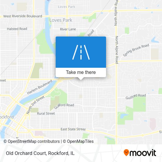 Old Orchard Court map