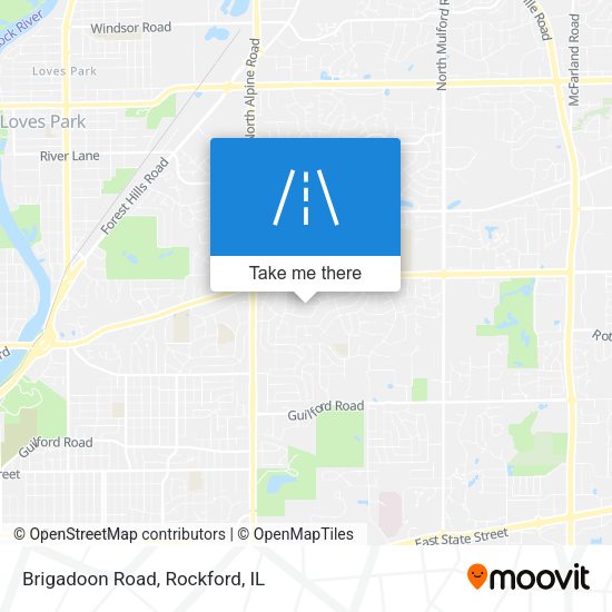Mapa de Brigadoon Road