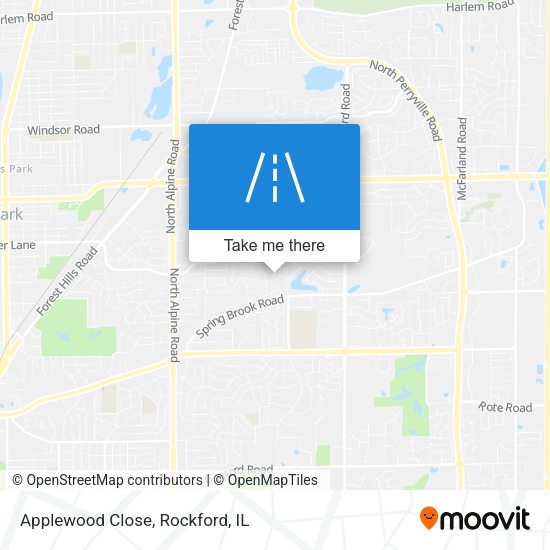Mapa de Applewood Close