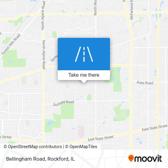 Mapa de Bellingham Road