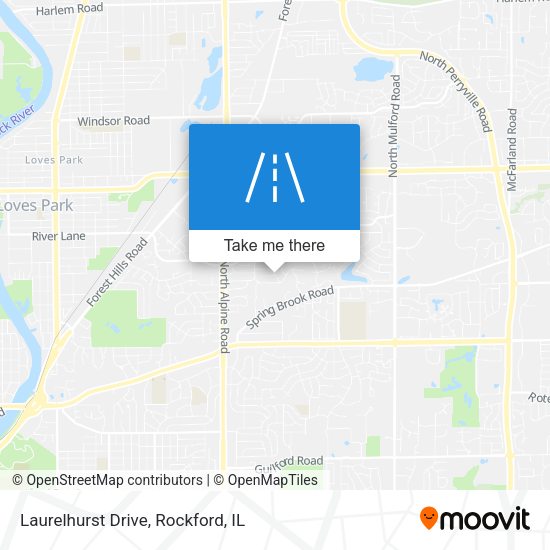 Laurelhurst Drive map