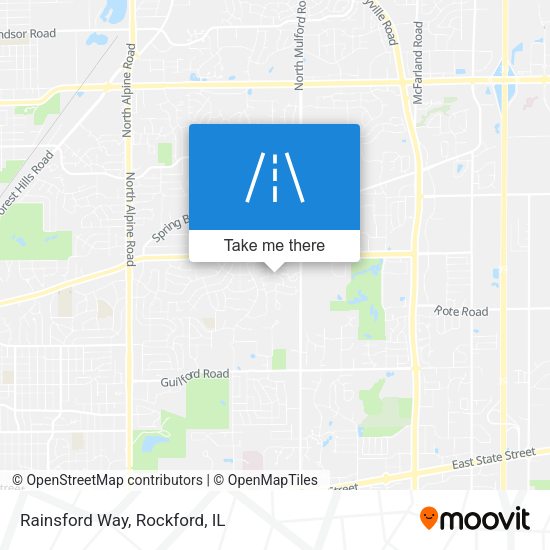 Mapa de Rainsford Way