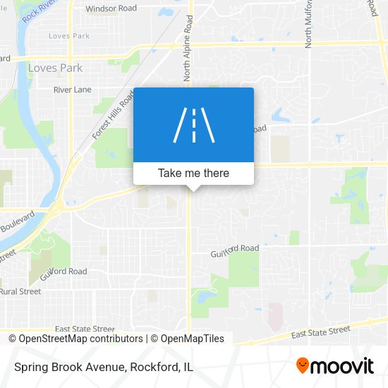 Mapa de Spring Brook Avenue