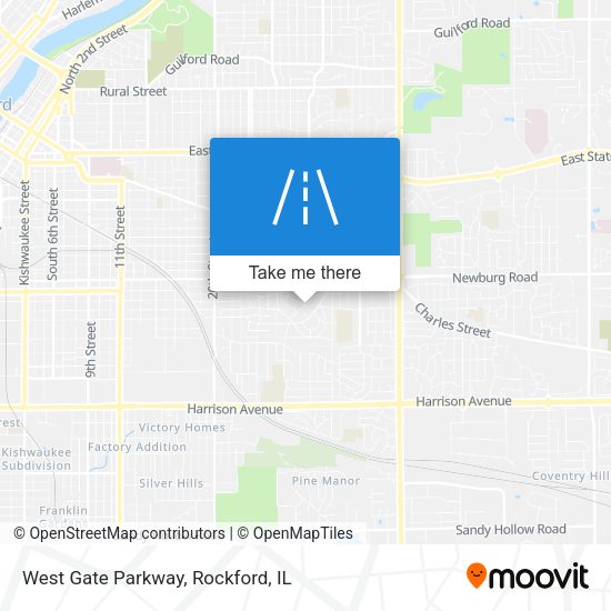 Mapa de West Gate Parkway