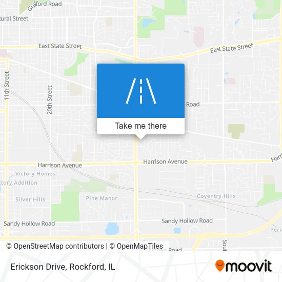 Mapa de Erickson Drive