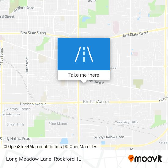 Long Meadow Lane map