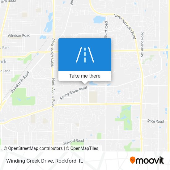 Winding Creek Drive map