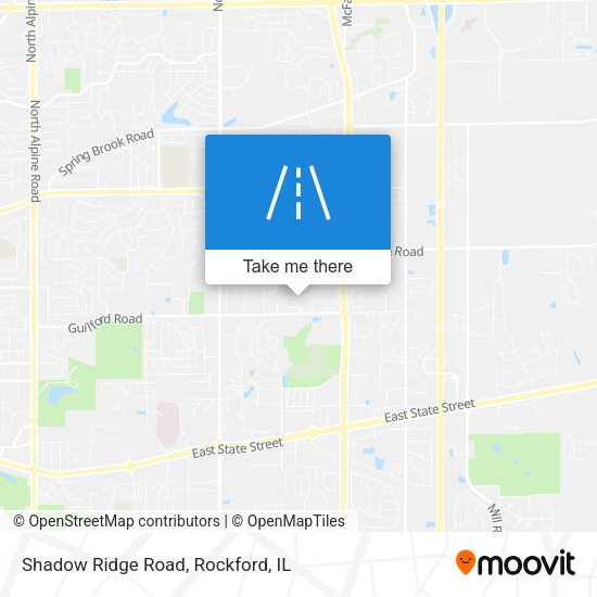 Mapa de Shadow Ridge Road