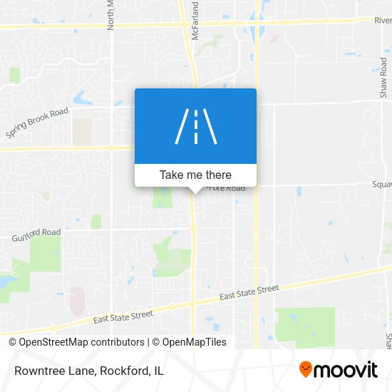 Mapa de Rowntree Lane