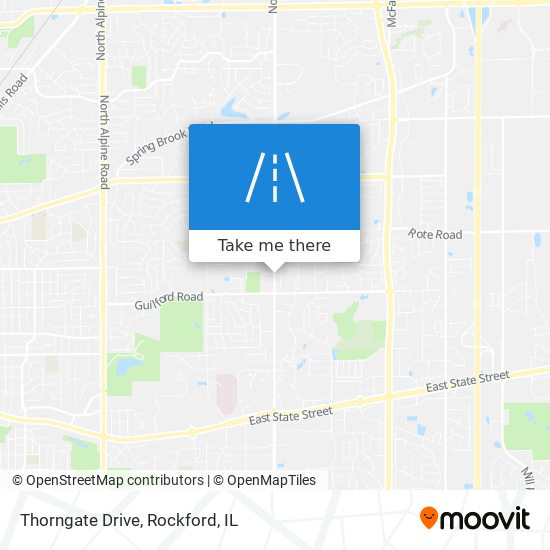 Mapa de Thorngate Drive