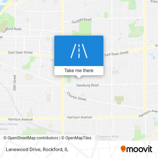 Mapa de Lanewood Drive