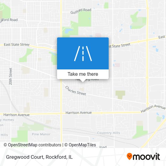 Mapa de Gregwood Court