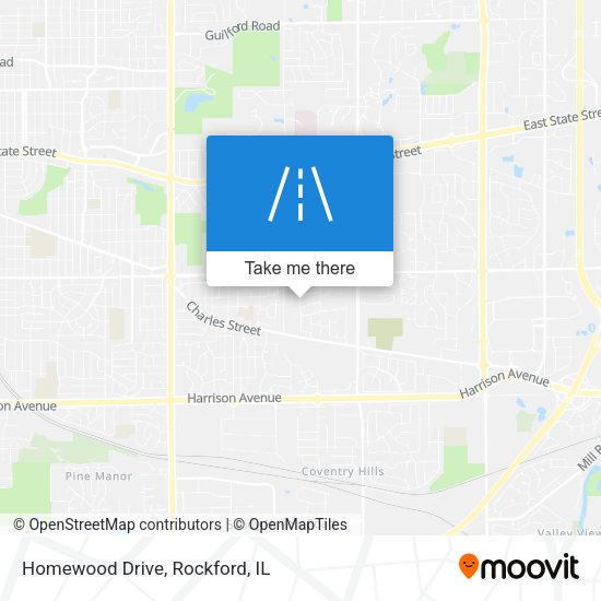 Mapa de Homewood Drive