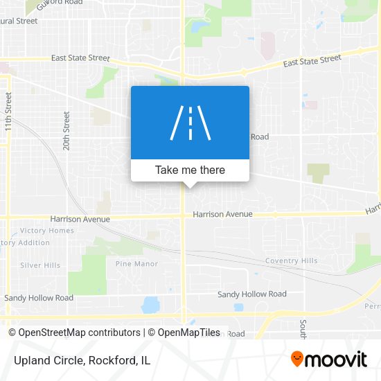 Mapa de Upland Circle