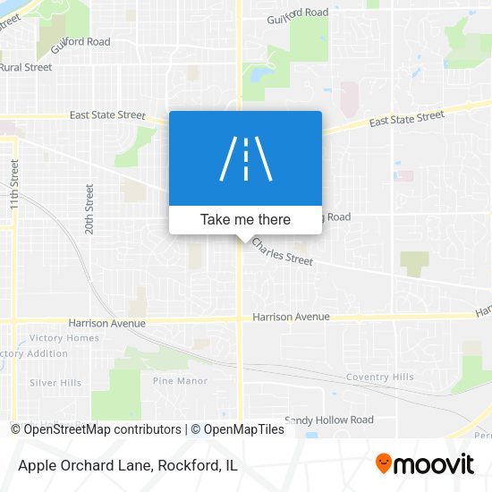 Mapa de Apple Orchard Lane