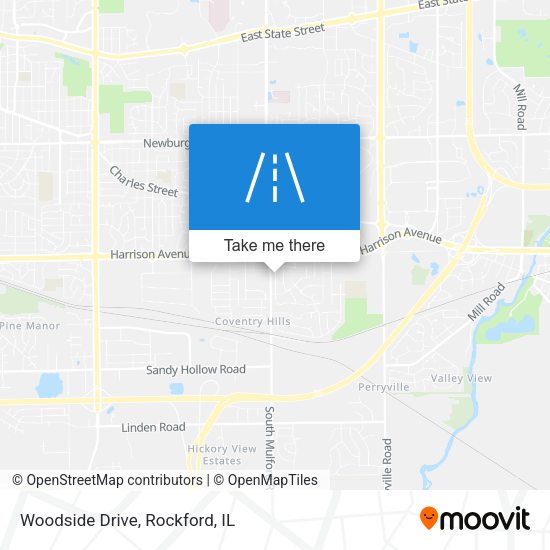 Woodside Drive map