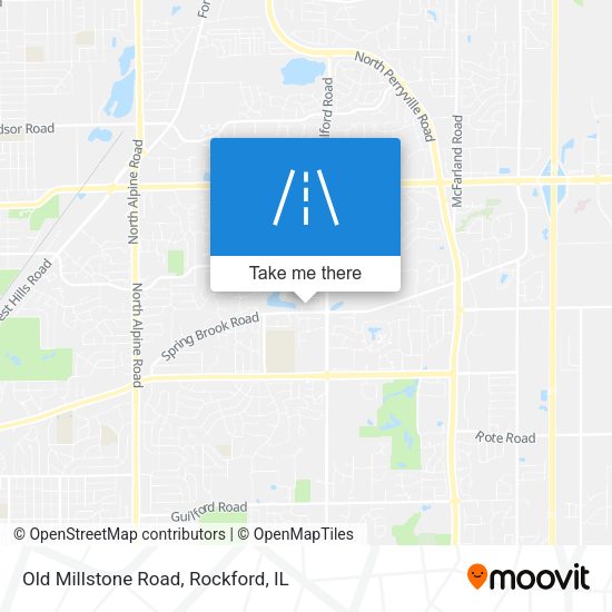 Mapa de Old Millstone Road