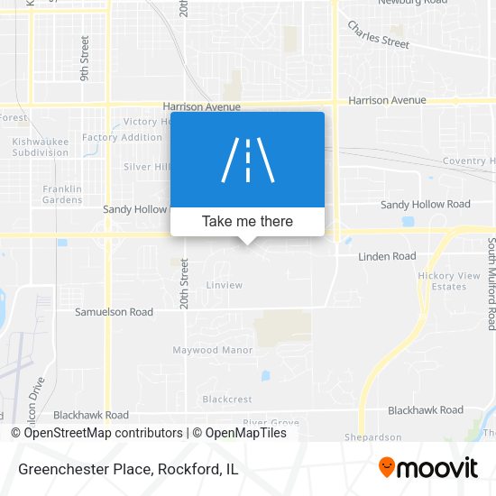 Greenchester Place map