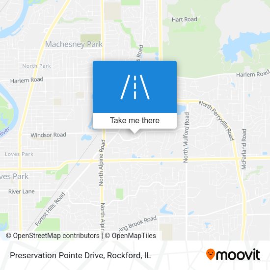 Preservation Pointe Drive map