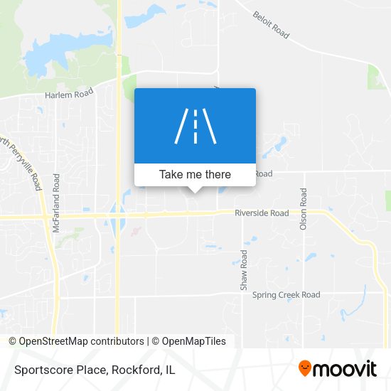 Mapa de Sportscore Place