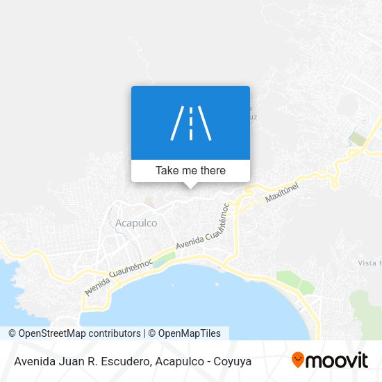 Avenida Juan R. Escudero map