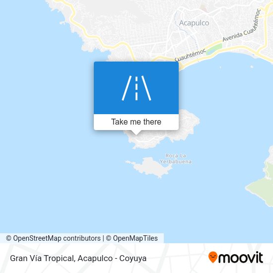 Mapa de Gran Vía Tropical