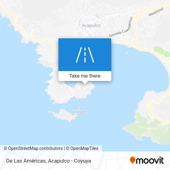 De Las Américas map