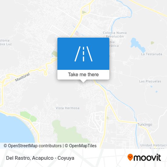 Mapa de Del Rastro