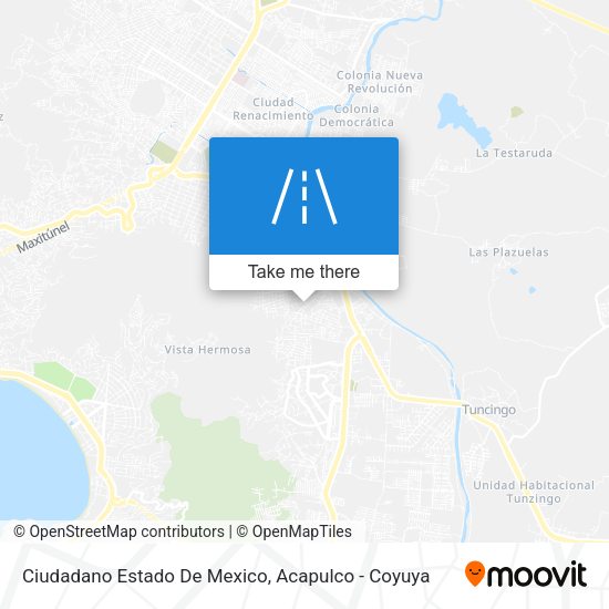 Ciudadano Estado De Mexico map
